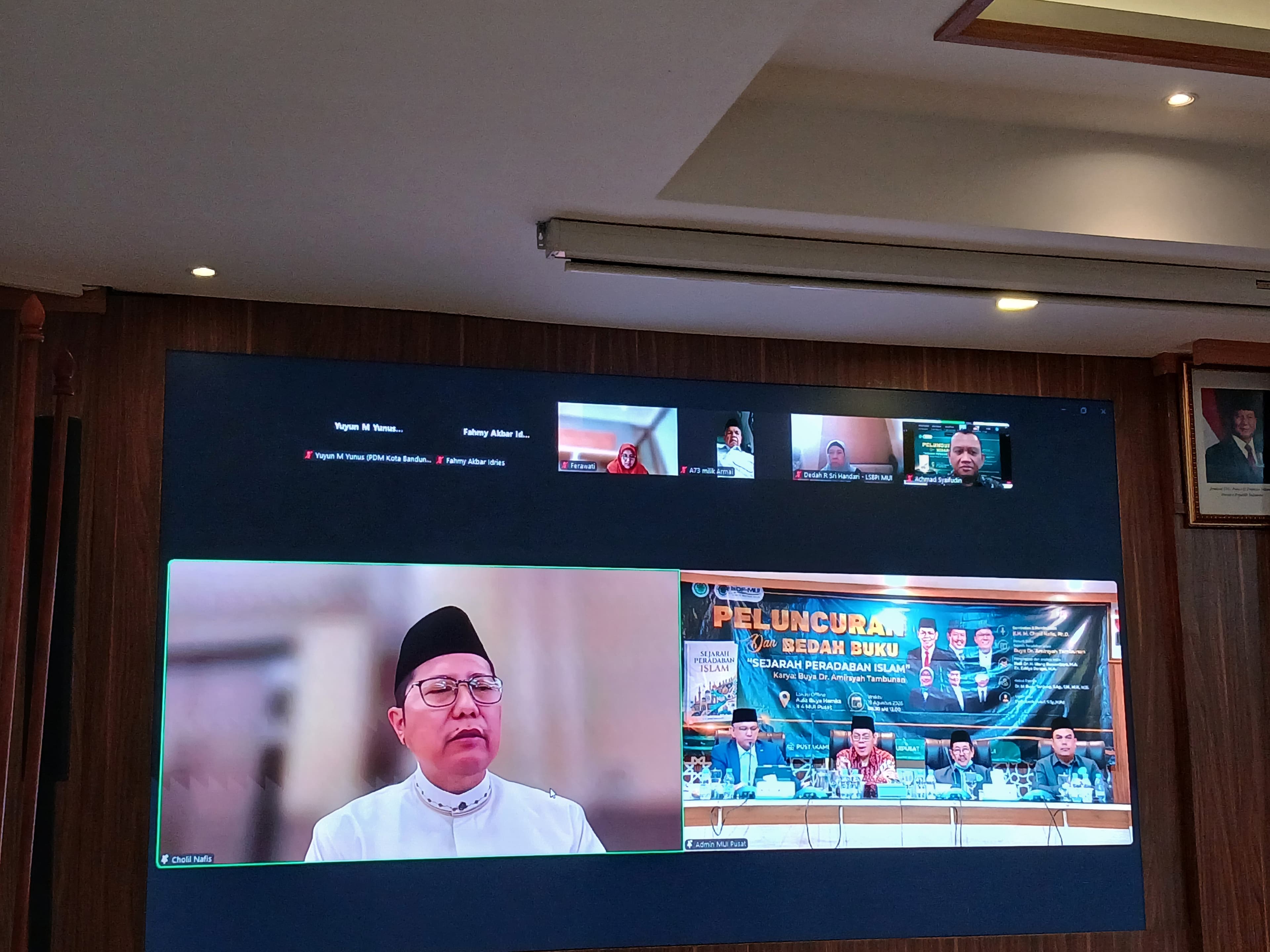 Kiai Cholil Nafis Ingatkan Umat Jangan Lupakan Sejarah dalam Membangun Peradaban Masa Depan