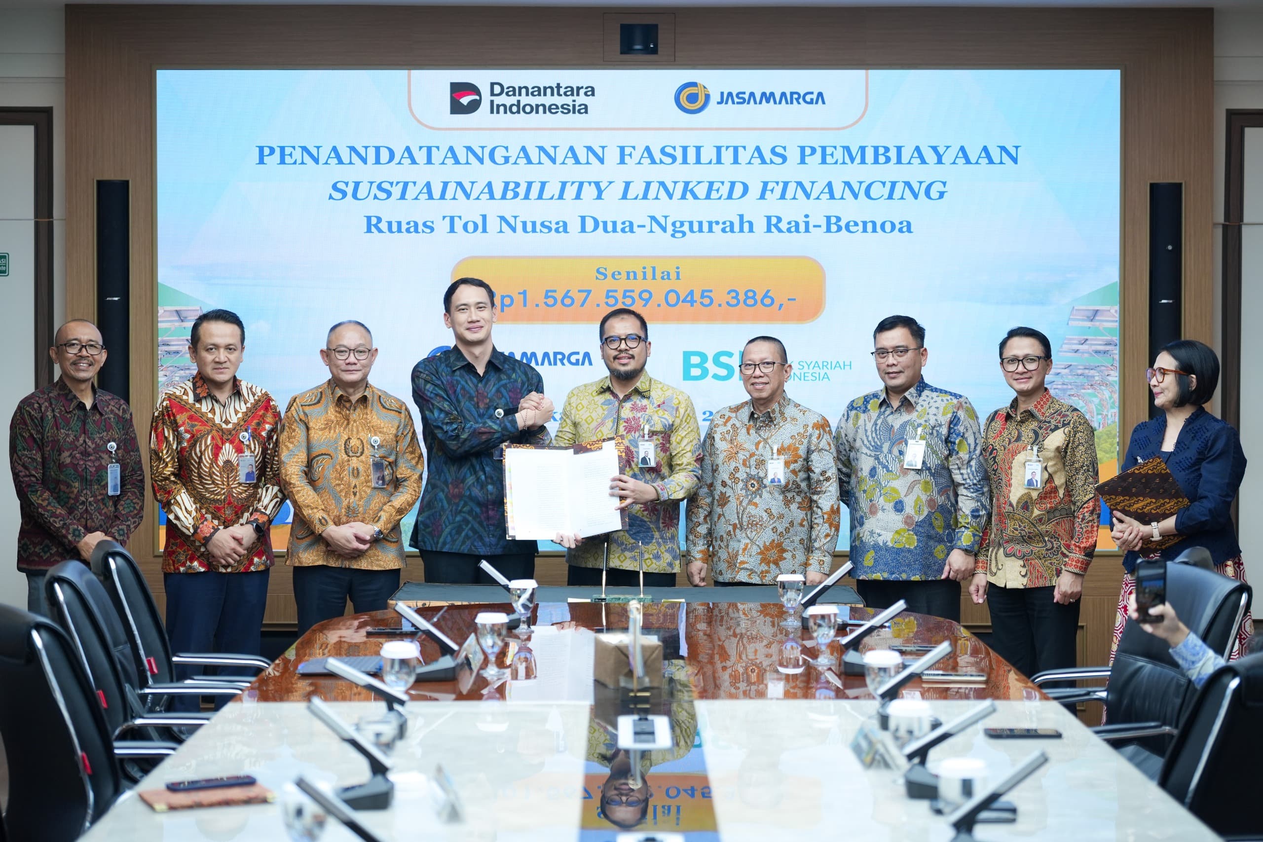 BSI dan Jasa Marga Pelopori Pembiayaan Berkelanjutan Syariah Pertama Infrastruktur Tol Nasional