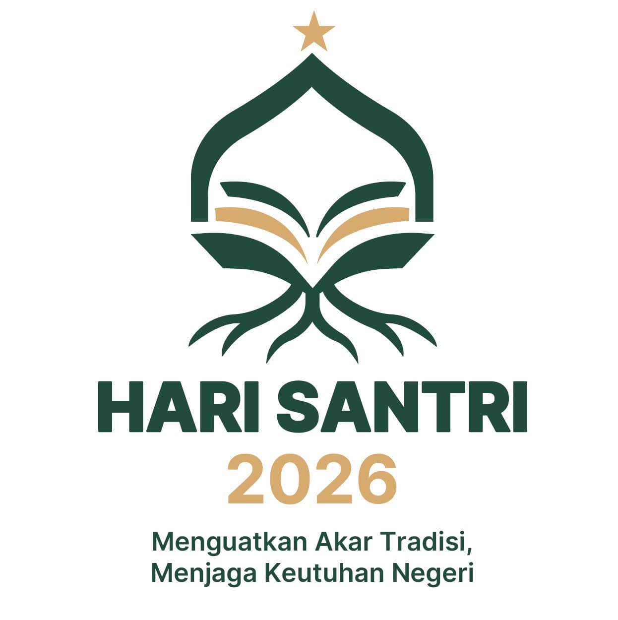 PBNU Luncurkan Logo Hari Santri 2026, Angkat Tema Menguatkan Akar Tradisi, Menjaga Keutuhan Negeri 