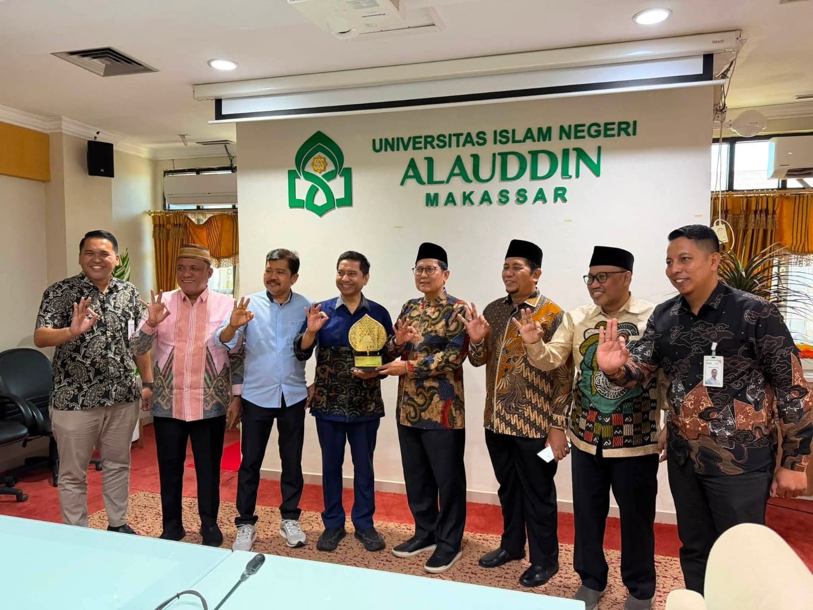 Perkuat Sinergi Pengabdian Umat, KH Cholil Nafis Silaturahim ke UIN Alauddin Makassar